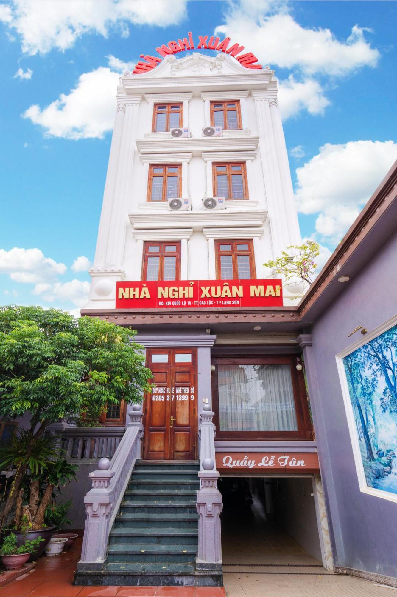 랑선 Nha Nghi Xuan Mai 아파트 호텔 외부 사진